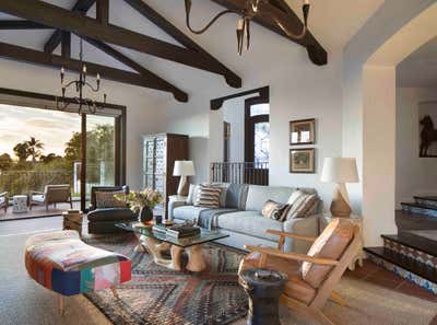  Mediterranean Family Home Living Room. La Jolla Home by Maria Khouri Haidamus Interiors.