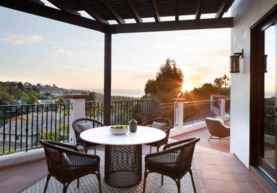  Mediterranean Family Home Patio and Deck. La Jolla Home by Maria Khouri Haidamus Interiors.