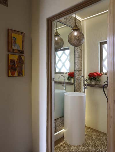  Craftsman Bathroom. Spanish Colonial Home by Maria Khouri Haidamus Interiors.