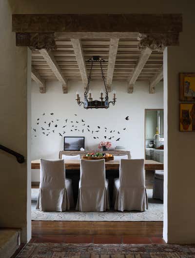  Craftsman Dining Room. Spanish Colonial Home by Maria Khouri Haidamus Interiors.
