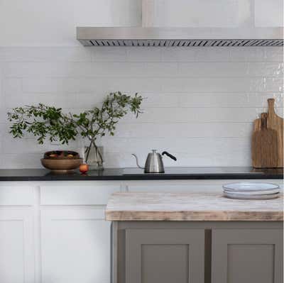  Scandinavian Vacation Home Kitchen. Interiors by Pure Collected Living.