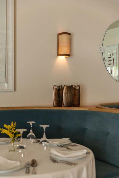  Art Deco Mediterranean Restaurant Dining Room. Le Bilboquet Palm Beach by David Lucido.