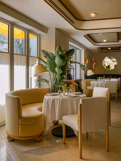 Art Deco Dining Room. Le Bilboquet Palm Beach by David Lucido.