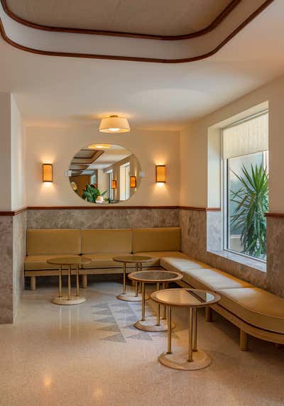  Mediterranean Restaurant Dining Room. Le Bilboquet Palm Beach by David Lucido.