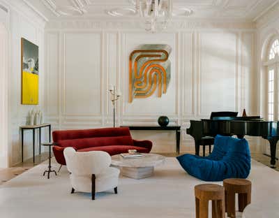  French Living Room. Palm Beach Estate by David Lucido.