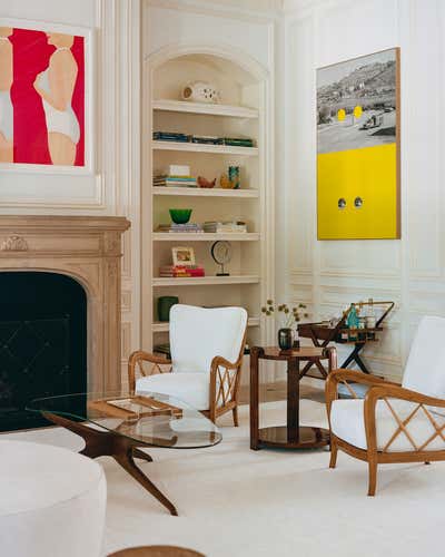  French Family Home Living Room. Palm Beach Estate by David Lucido.