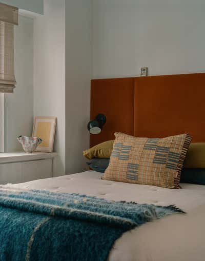  Art Deco Bachelor Pad Bedroom. West Village Apartment by David Lucido.