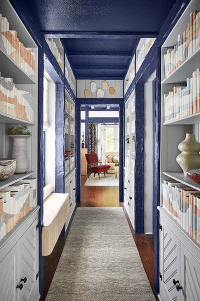  Craftsman Family Home Entry and Hall. Lake Forest Showhouse by Stephanie Kaslow LLC.