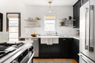  Traditional Eclectic Family Home Kitchen. West Hollywood Bungalow  by Ecc Interior Design.