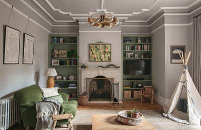 English Country Family Home Living Room. Sunny & Soulful by Anouska Tamony Designs.