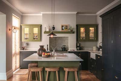  Victorian Family Home Kitchen. Sunny & Soulful by Anouska Tamony Designs.