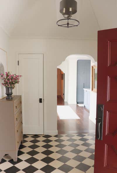Eclectic Entry and Hall. Spanish Revival  by Jennifer Miller Studio.