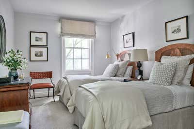  Traditional Cottage Country House Bedroom. Wildwood, English Stone Cottage by Roughan Interiors.