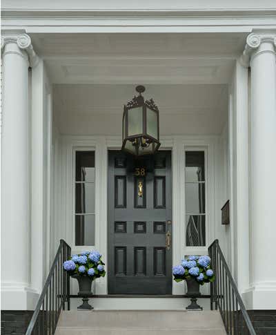 Modern Entry and Hall. Nantucket Captain's House by Roughan Interior.