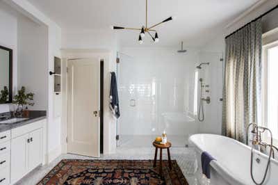  Bohemian Bathroom. Victoria Avenue by Martha Mulholland Interior Design.