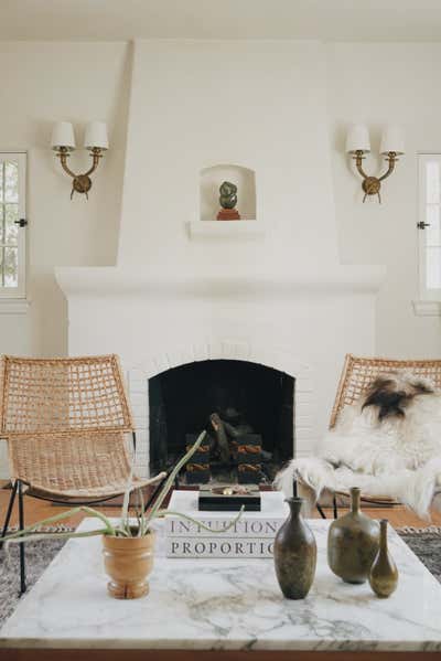  Bohemian Mediterranean Family Home Living Room. Round Top Drive by Martha Mulholland Interior Design.