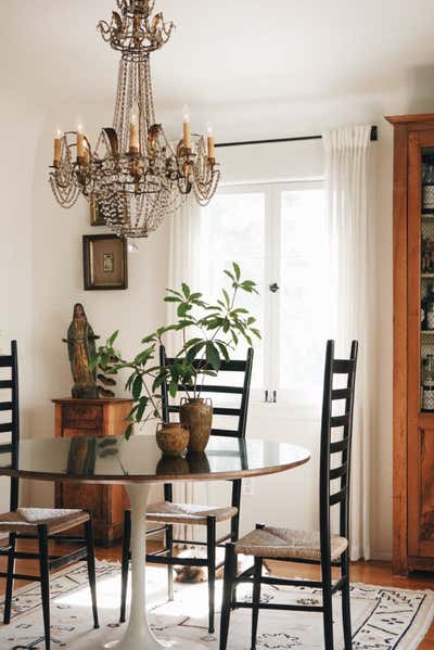  Bohemian Dining Room. Round Top Drive by Martha Mulholland Interior Design.