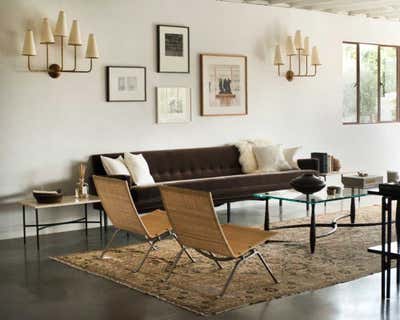  Eclectic Minimalist Retail Living Room. The Apartment By The Line Los Angeles by Martha Mulholland Interior Design.
