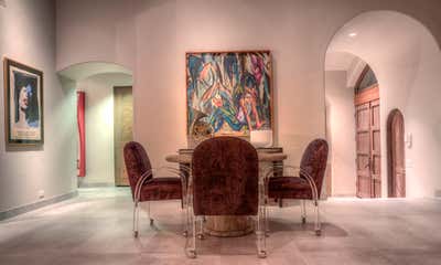  Bachelor Pad Dining Room. Rock Star Chic by Carlos King Design.