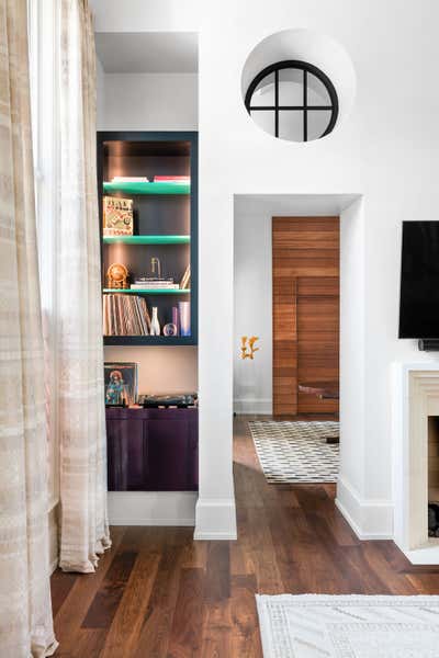 Eclectic Living Room. Sherwood by Jeffrey Bruce Baker Designs LLC.