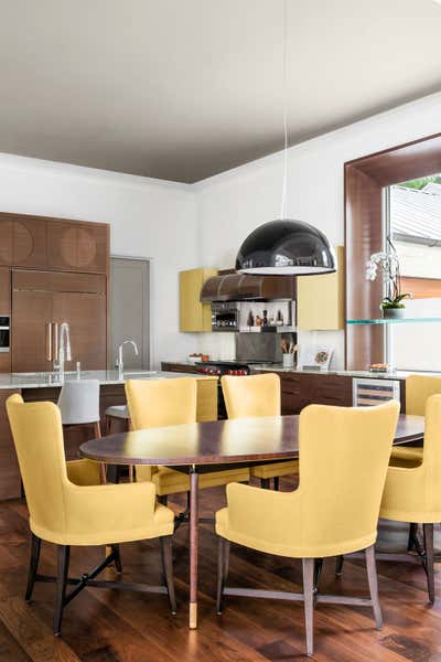  Transitional Modern Dining Room. Sherwood by Jeffrey Bruce Baker Designs LLC.