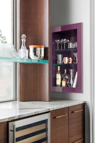  Art Nouveau Family Home Bar and Game Room. Sherwood by Jeffrey Bruce Baker Designs LLC.