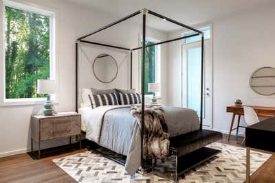  Contemporary Transitional Family Home Bedroom. Bespoke by Jeffrey Bruce Baker Designs LLC.