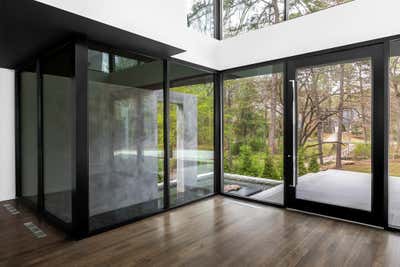 Contemporary Entry and Hall. Bespoke by Jeffrey Bruce Baker Designs LLC.