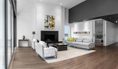 Contemporary Family Home Living Room. Bespoke by Jeffrey Bruce Baker Designs LLC.