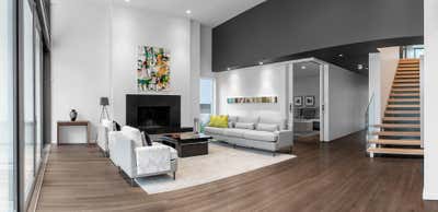 Modern Family Home Living Room. Bespoke by Jeffrey Bruce Baker Designs LLC.
