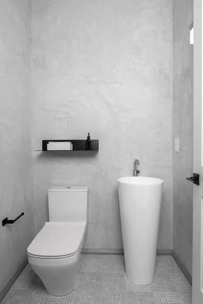  Industrial Bathroom. French Revival by Jeffrey Bruce Baker Designs LLC.