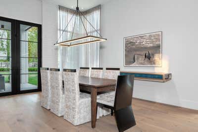  Industrial Modern Family Home Dining Room. French Revival by Jeffrey Bruce Baker Designs LLC.
