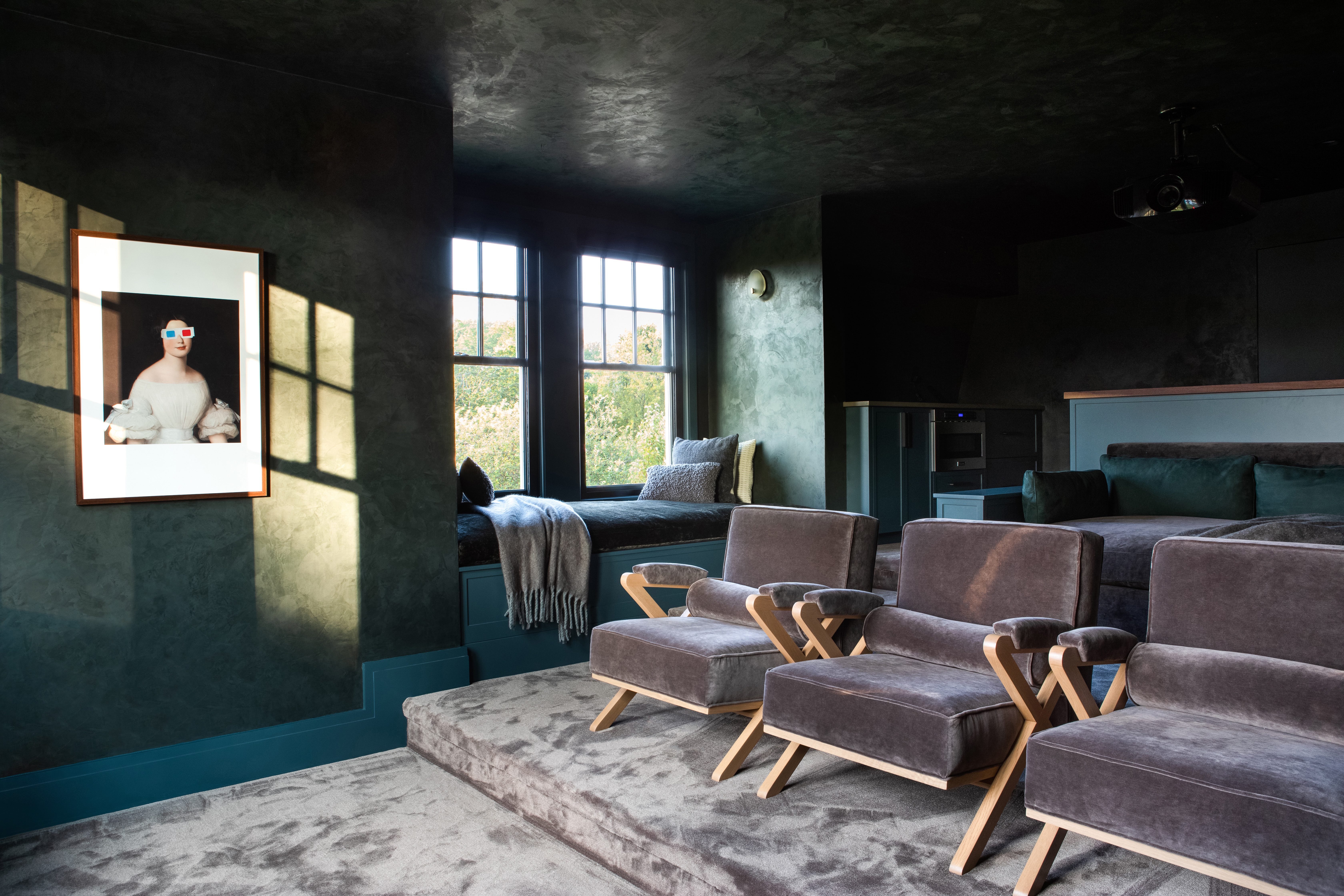 Contemporary Bar and Game Room