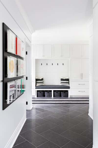  Contemporary Family Home Storage Room and Closet. Cold Spring Harbor by Chango & Co..
