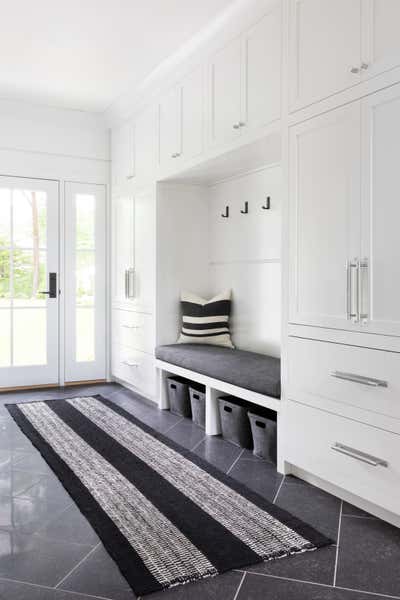 Contemporary Family Home Storage Room and Closet. Cold Spring Harbor by Chango & Co..
