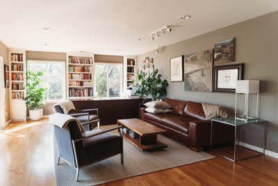  Modern Family Home Living Room. Oak View Drive by Ruskin Design.