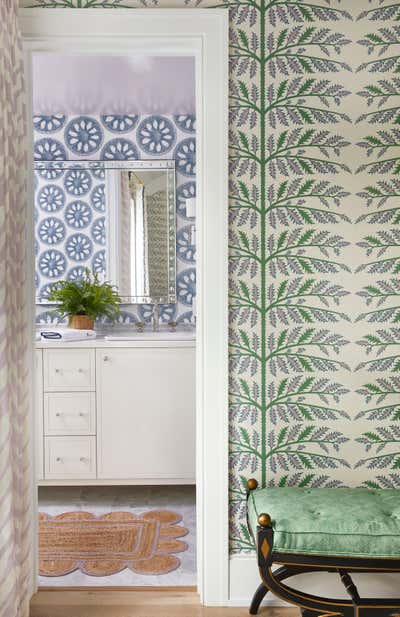  Traditional English Country Vacation Home Bathroom. Hampton Desiger Showhouse by Kerri Pilchik Design.