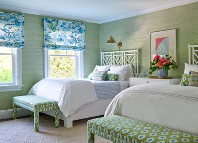  Transitional Beach House Bedroom. Home to the Hamptons by Kerri Pilchik Design.