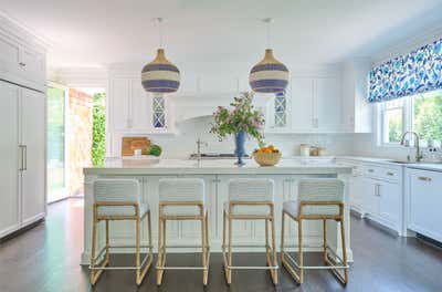  Coastal Transitional Beach House Kitchen. Home to the Hamptons by Kerri Pilchik Design.