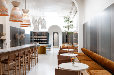  Art Deco Restaurant Open Plan. Marine Layer Winery by Hommeboys.