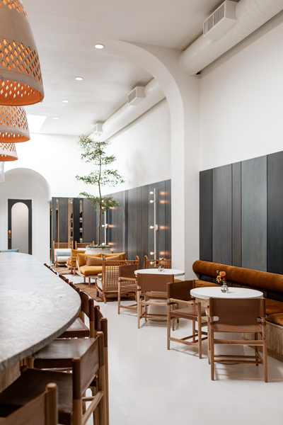  Art Deco Organic Restaurant Open Plan. Marine Layer Winery by Hommeboys.