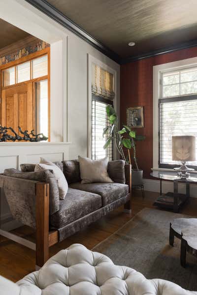  Mid-Century Modern Living Room. Glencoe Manor by Paul Hardy Design Inc..
