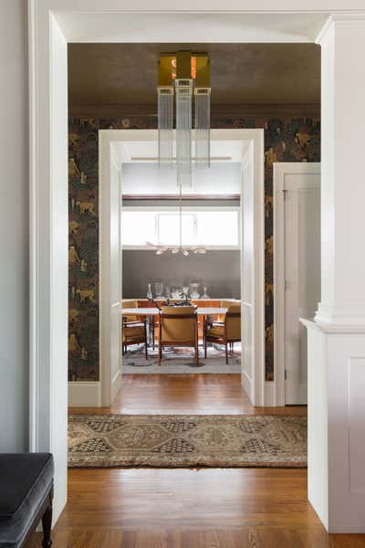  Eclectic Family Home Entry and Hall. Glencoe Manor by Paul Hardy Design Inc..