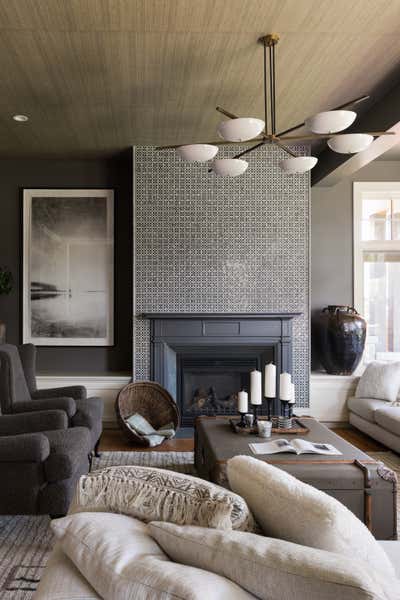  Transitional Living Room. Glencoe Manor by Paul Hardy Design Inc..