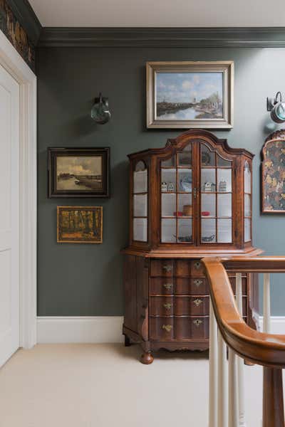 Eclectic Entry and Hall. Glencoe Manor by Paul Hardy Design Inc..