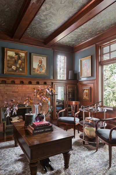 Traditional Family Home Office and Study. House on the Hill by Paul Hardy Design Inc..