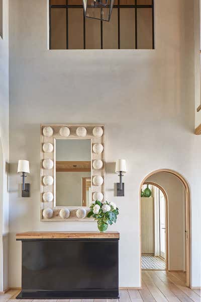  Transitional Beach House Entry and Hall. MEDITERRANEAN BEACH HOME by William McIntosh Design.