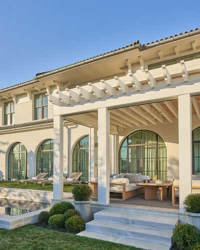  Transitional Beach House Exterior. MEDITERRANEAN BEACH HOME by William McIntosh Design.