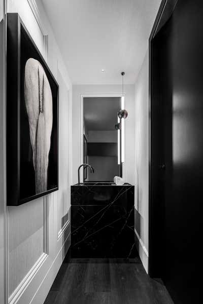  Modern Apartment Bathroom. Museum Residence  by B+G Design Inc.