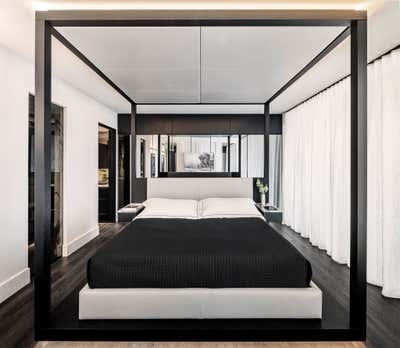  Modern Apartment Bedroom. Museum Residence  by B+G Design Inc.